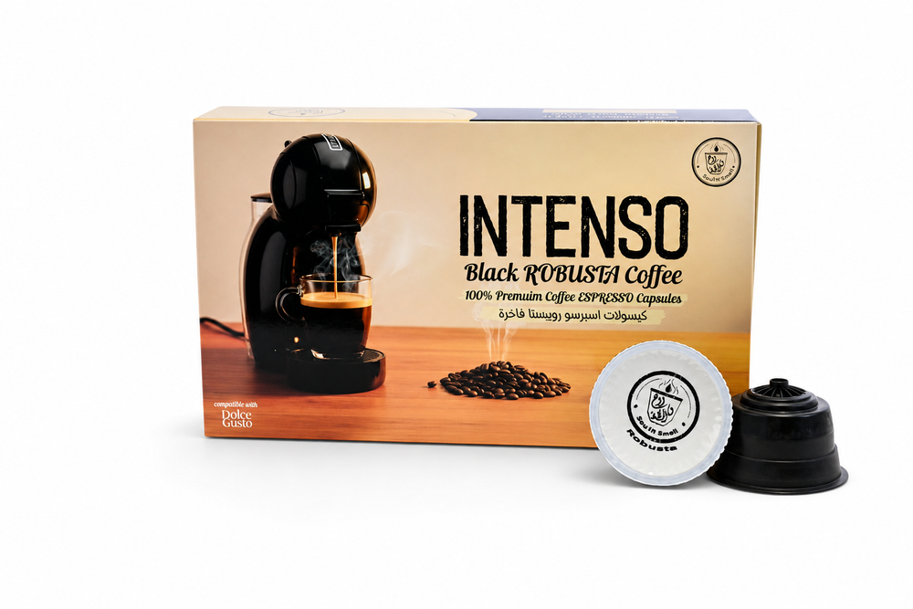 INTENSO - كبسولات قهوة 100% روبيستا - INTENSO - كبسولات قهوة 100% روبيستا