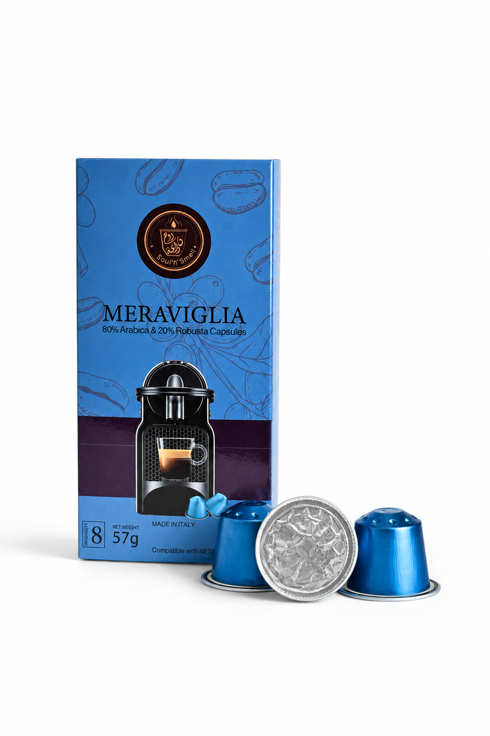 MERAVIGLIA- 80% Arabica and 20% Robusta. - MERAVIGLIA- 80% Arabica and 20% Robusta.