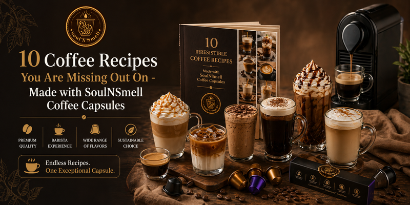 10 Coffee Recipes You Are Missing Out On - Made with SoulNSmell Coffee Capsules