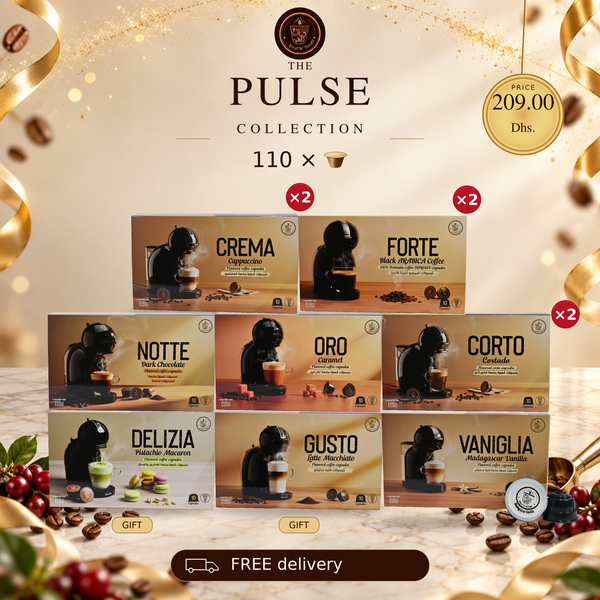 PULSE Collection Dolce Gusto compatible Capsules with 11 boxes 